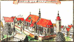 Pfar Kirche z S. Anna in Frankenstein - Kościół parafialny św. Anny, widok ogólny